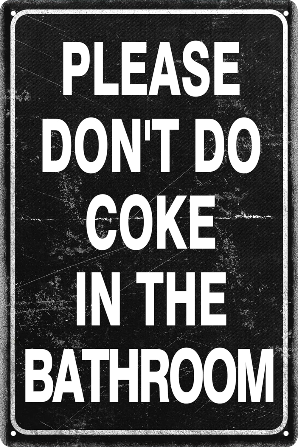 Vintage Tin Sign Retro Metal F - Home Bathroom Wall Art avis et prix