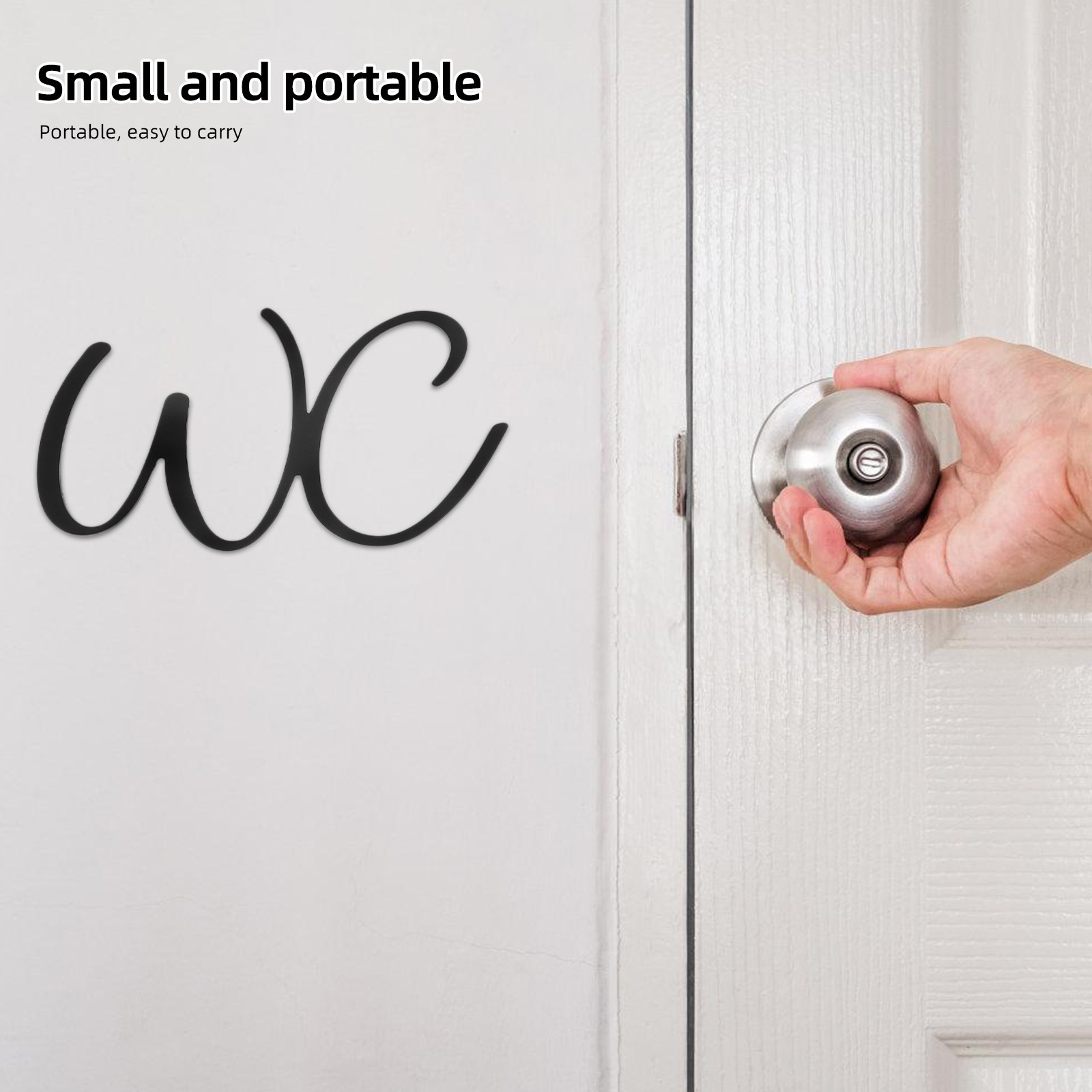 Bathroom Sign Toilet Door Iron - Home Office Bathroom avis et prix