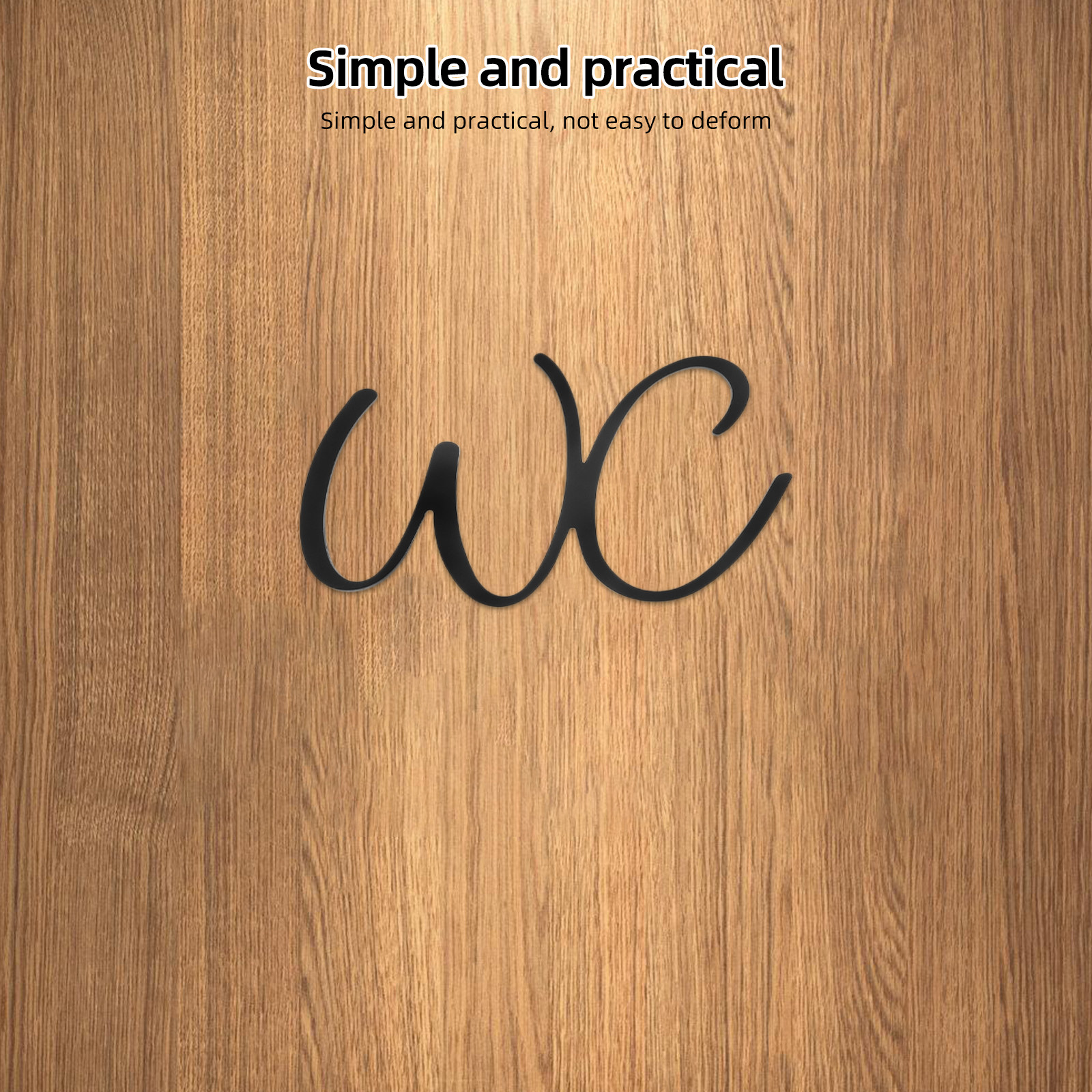 Bathroom Sign Toilet Door Iron - Home Office Bathroom avis et prix
