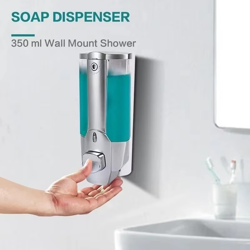 NEW ABS Wall Mounted Soap Disp - Home Bathroom Wall Soap Dispenser avis et prix