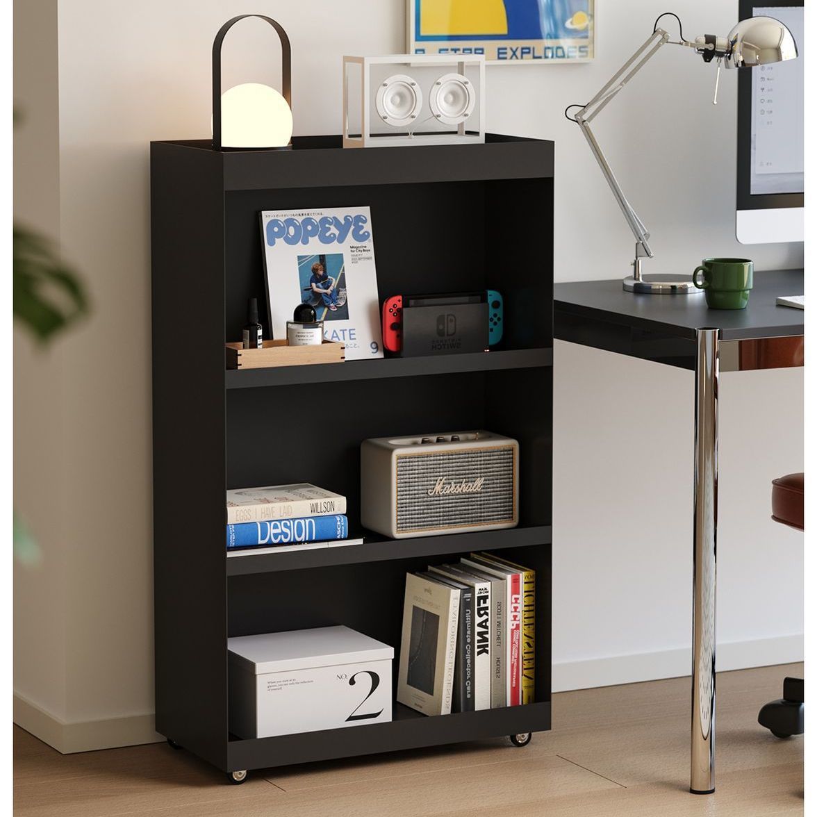 Shelf Nordic simple home floor - Home Bathroom Design Simple avis et prix
