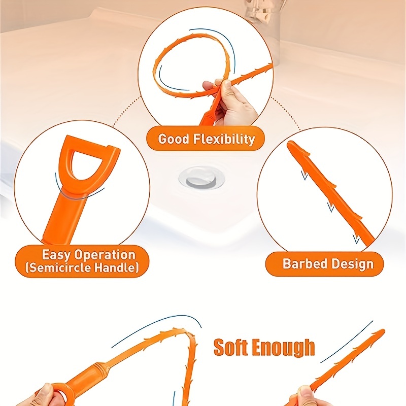 1-10PC Sewer Unclogger Bathroo - Home Bathroom Cleaner avis et prix