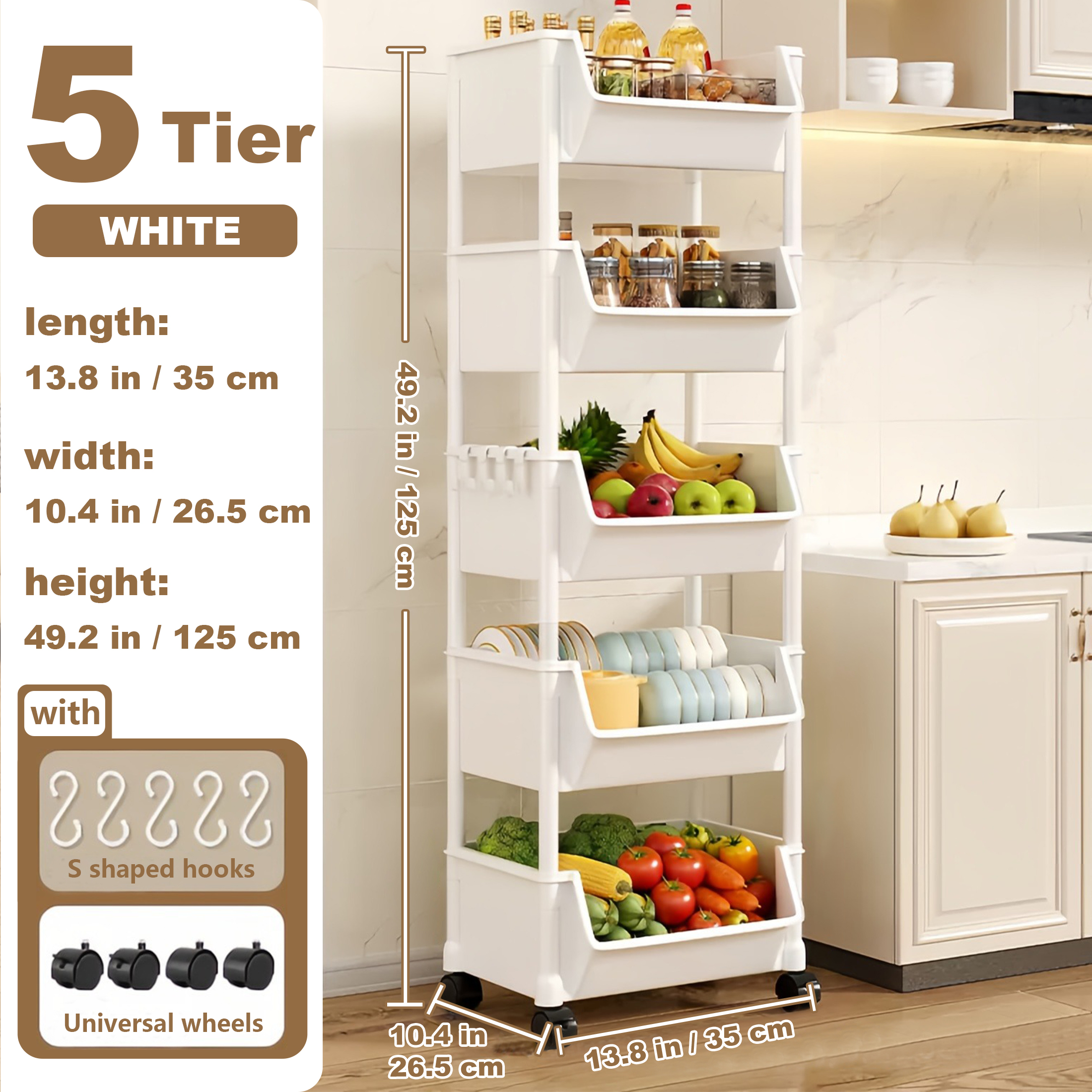 Trolley Bookshelf Kitchen Stor - Zara Home Bathroom Accessories avis et prix