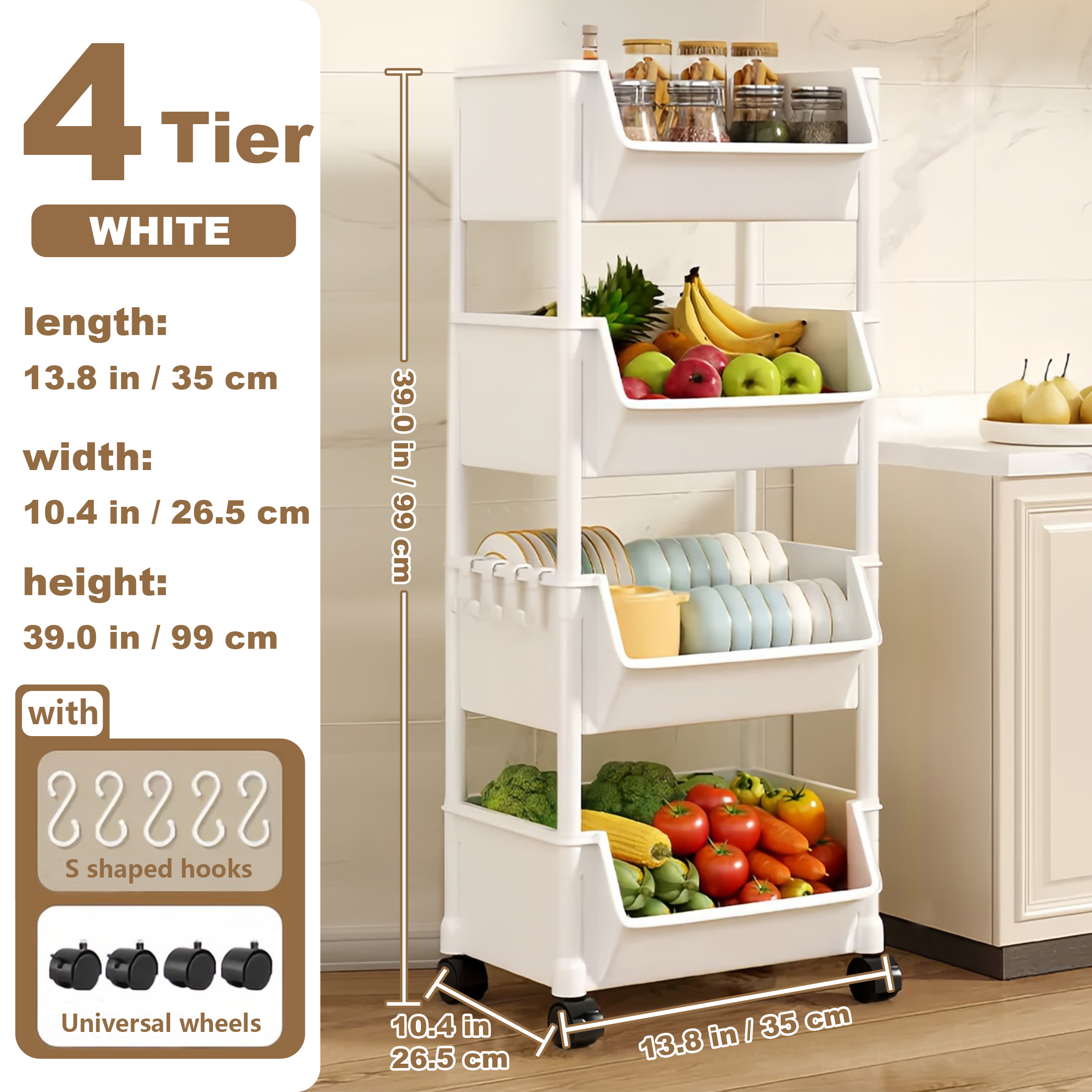 Trolley Bookshelf Kitchen Stor - Zara Home Bathroom Accessories avis et prix