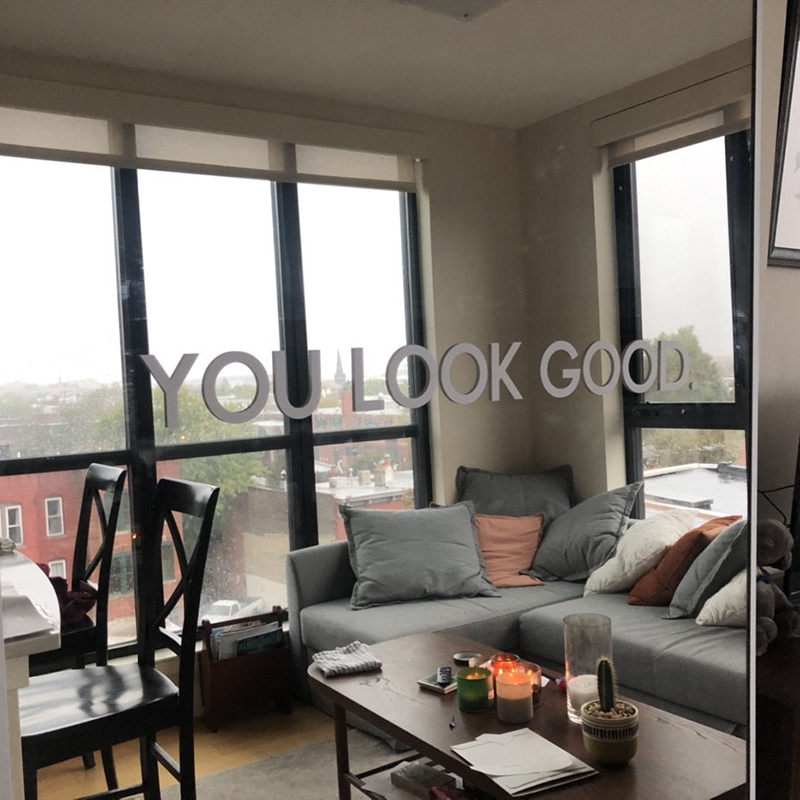 You Look Good Mirror Wall Stic - Home Bathroom Tiles avis et prix