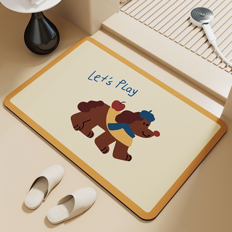 Dachshund puppy absorbent floo - Zara Home Bathroom Mat avis et prix