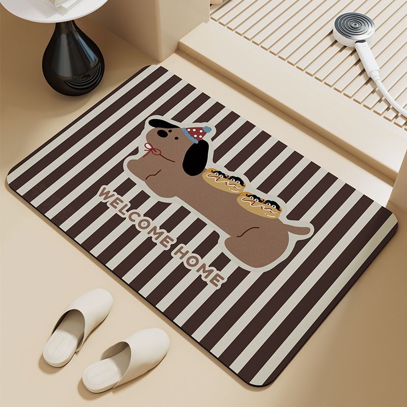 Dachshund puppy absorbent floo - Zara Home Bathroom Mat avis et prix