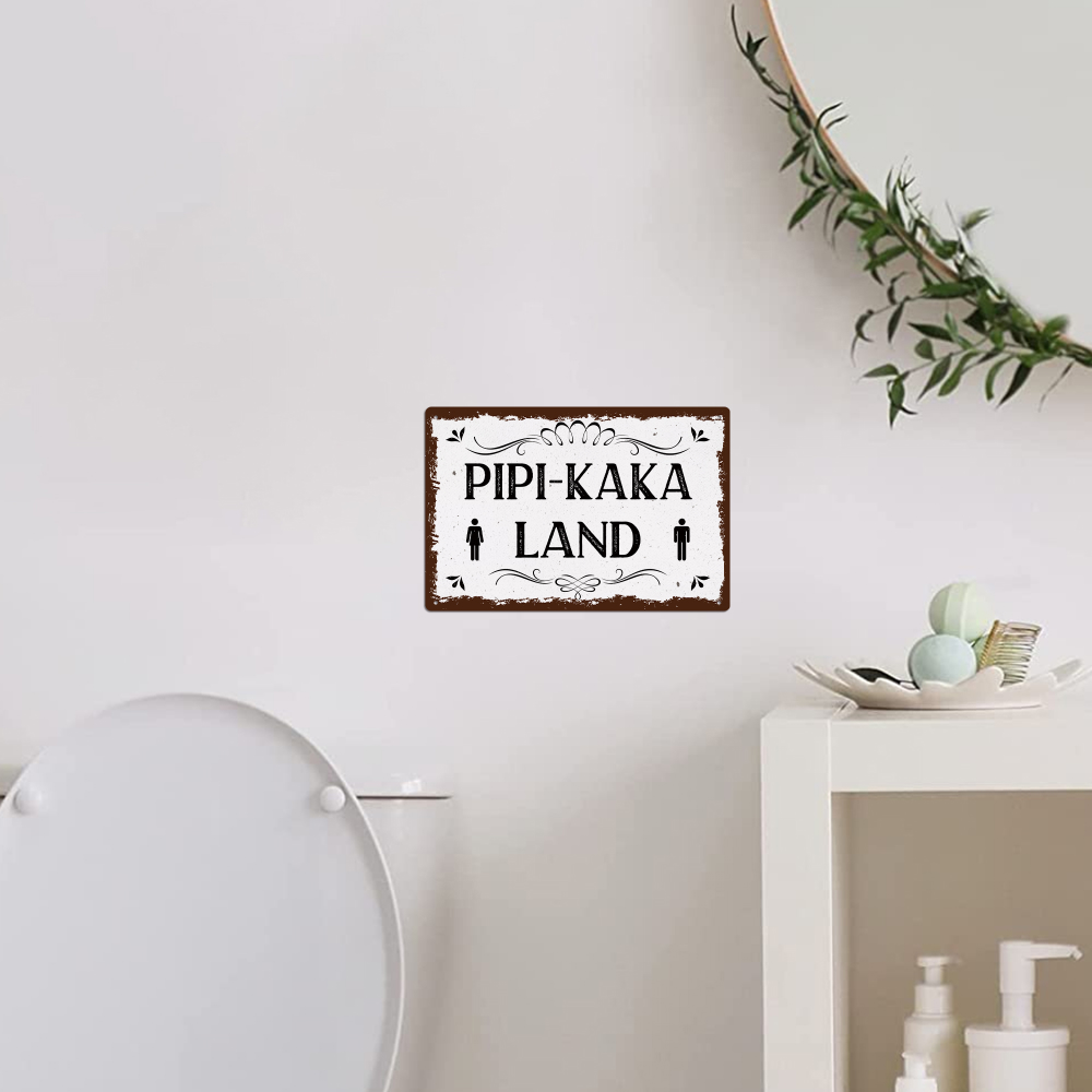 Putuo Decor 1pc Vintage Metal  - Home Bathroom Wall Art avis et prix
