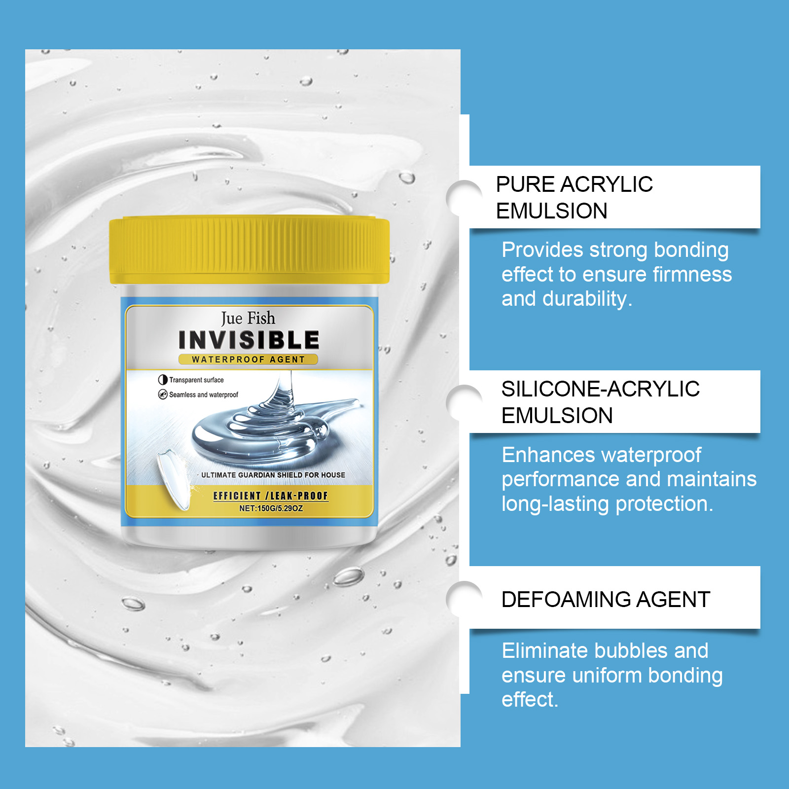 Transparent Waterproof Sealant - Home Bathroom Tiles avis et prix