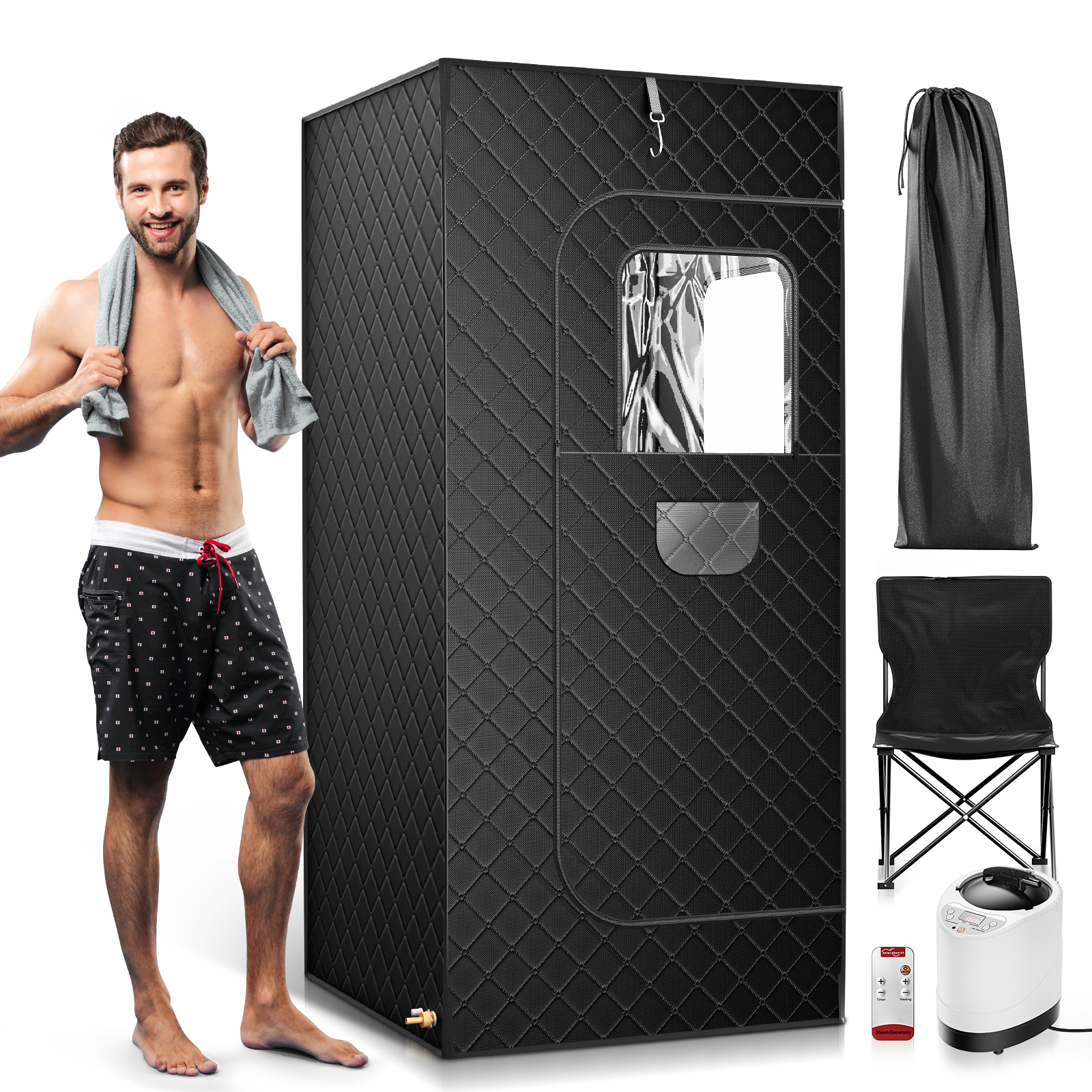 Full Body Home Steam Sauna Set - Home Bathroom Sauna avis et prix