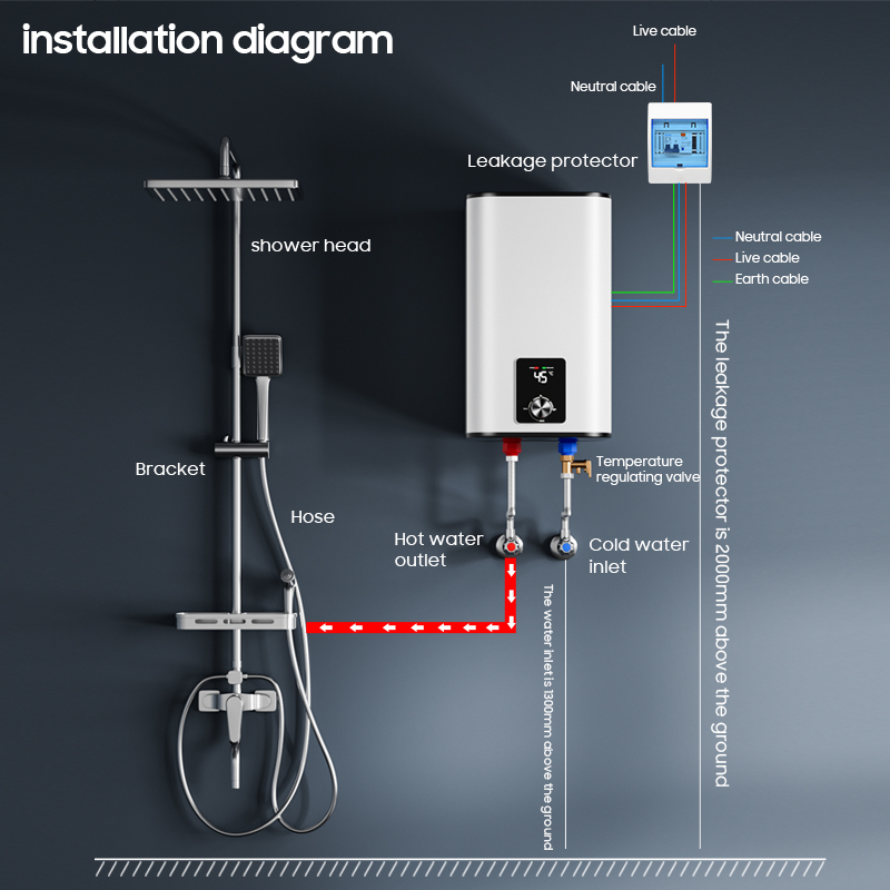 Home 10L 20L 30L 50L 80L 100L  - Home Bathroom Geyser avis et prix