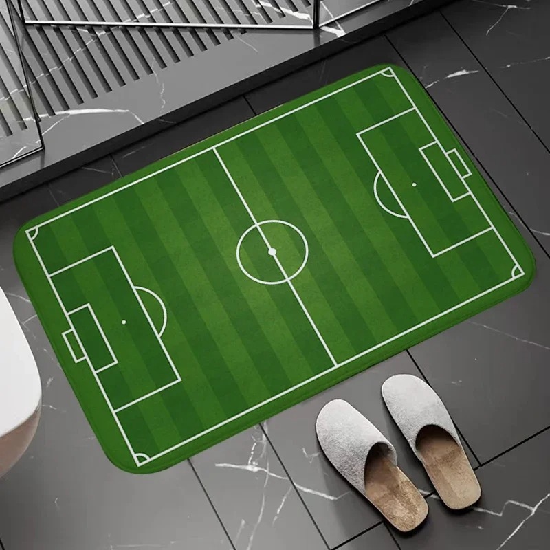 Soccer Field Pattern Door Mat  - Zara Home Bathroom Mat avis et prix