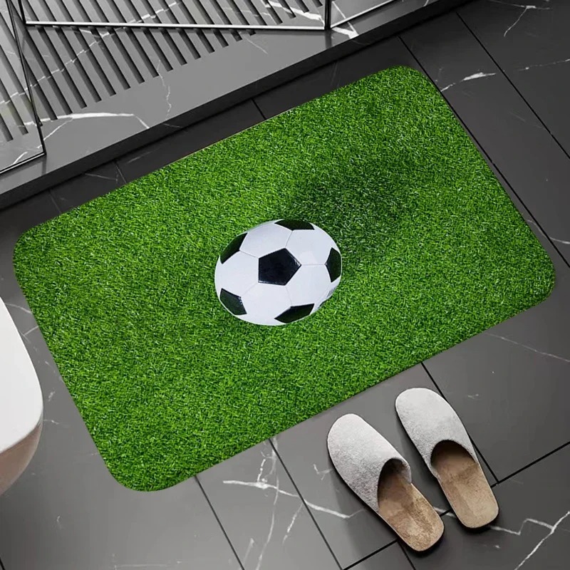 Soccer Field Pattern Door Mat  - Zara Home Bathroom Mat avis et prix