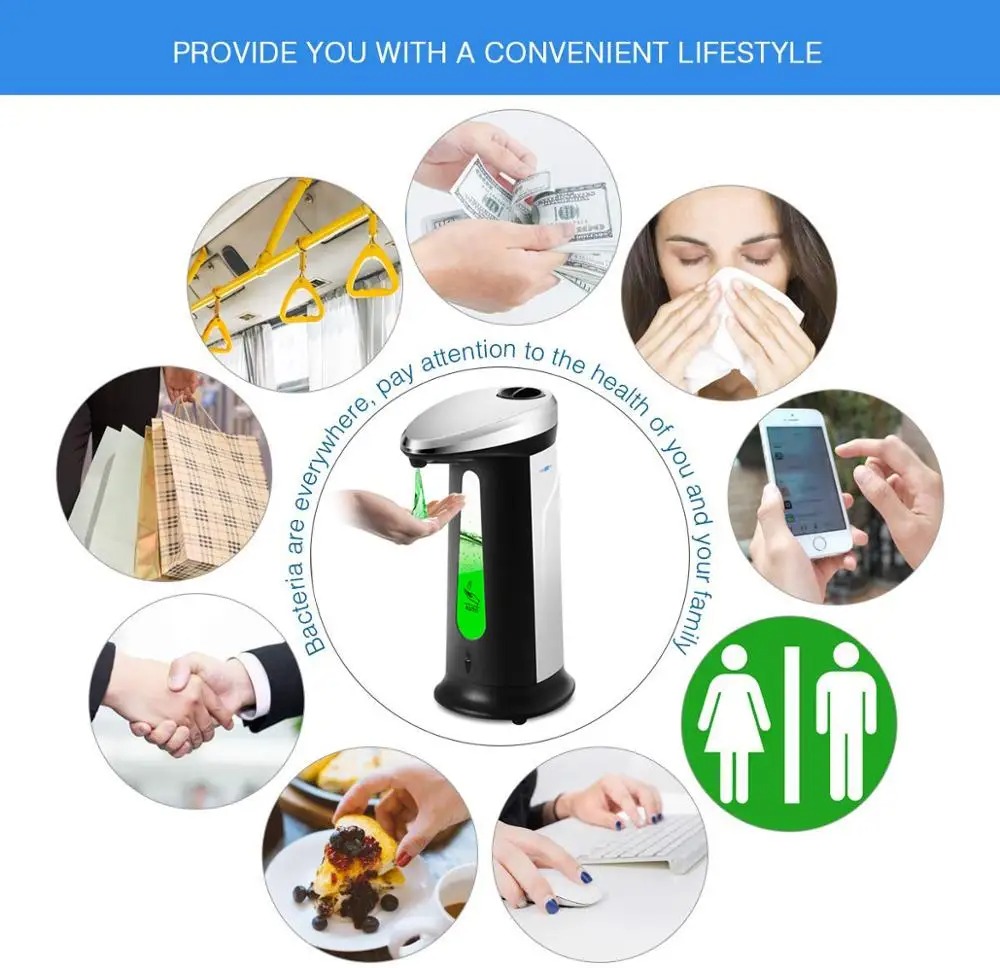 400ml Automatic Liquid Soap Di - Soap Dispenser Pump avis et prix
