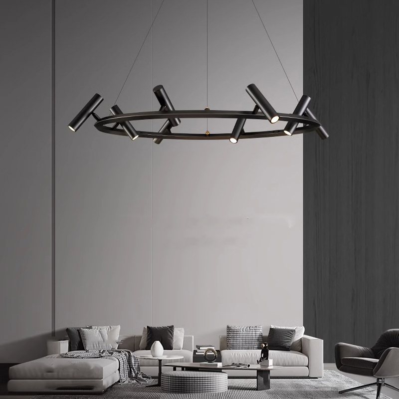 Modern Creative Round LED Pend - Home Bathroom Lighting Design avis et prix