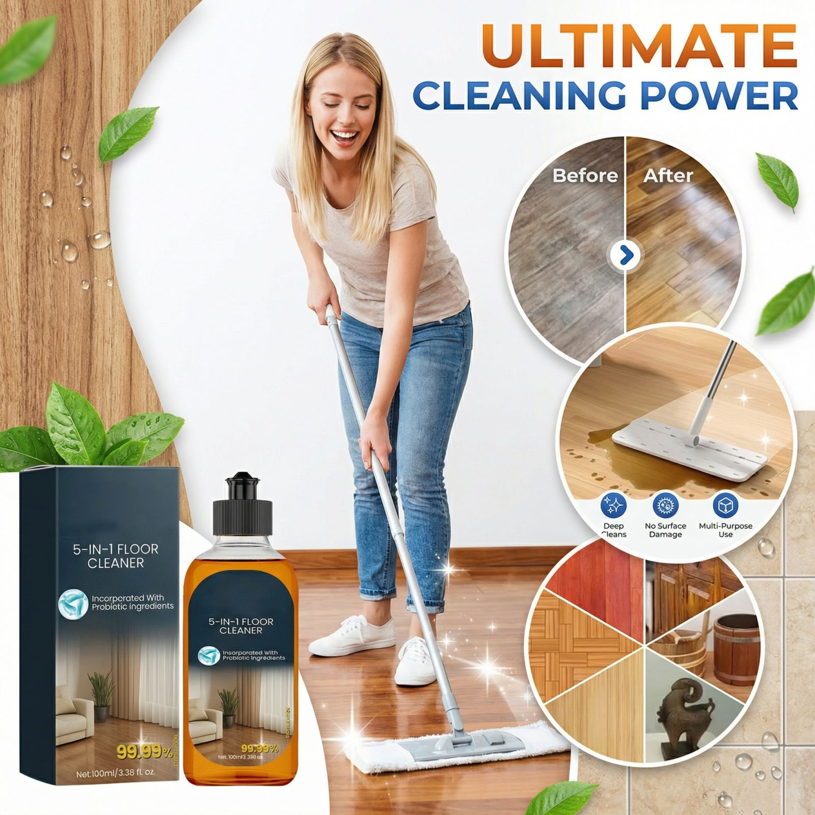 100ml Efficient Cleaning Agent - Home Bathroom Cleaner avis et prix