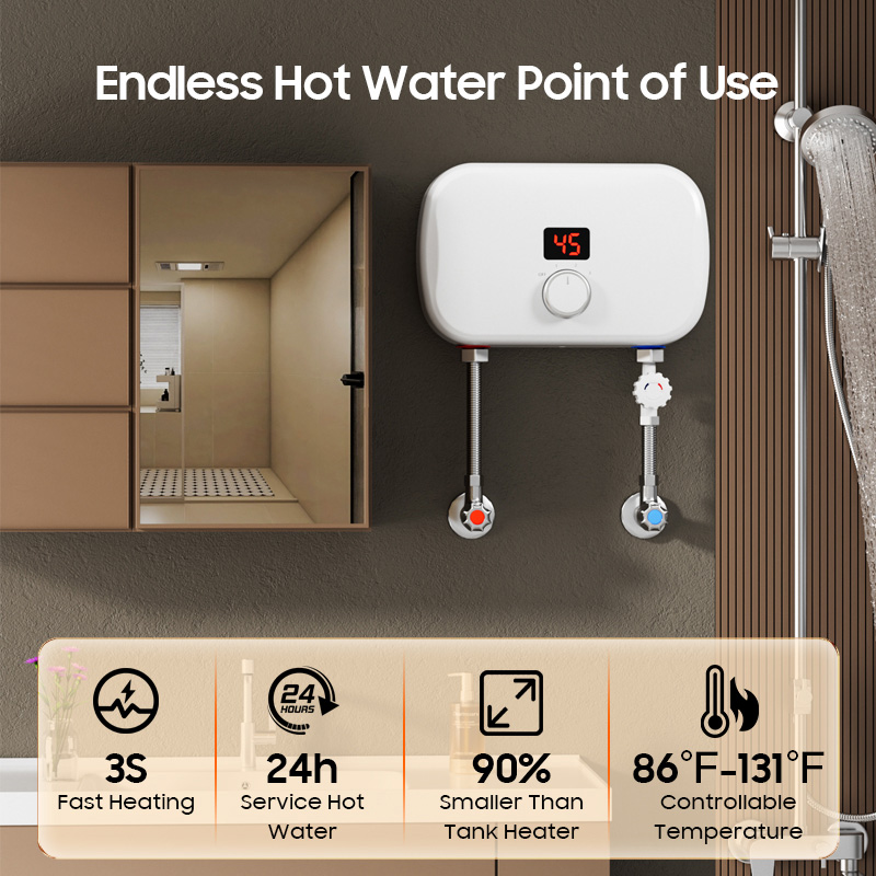Home Mini 5000W 5500kW Tankles - Home Bathroom Geyser avis et prix
