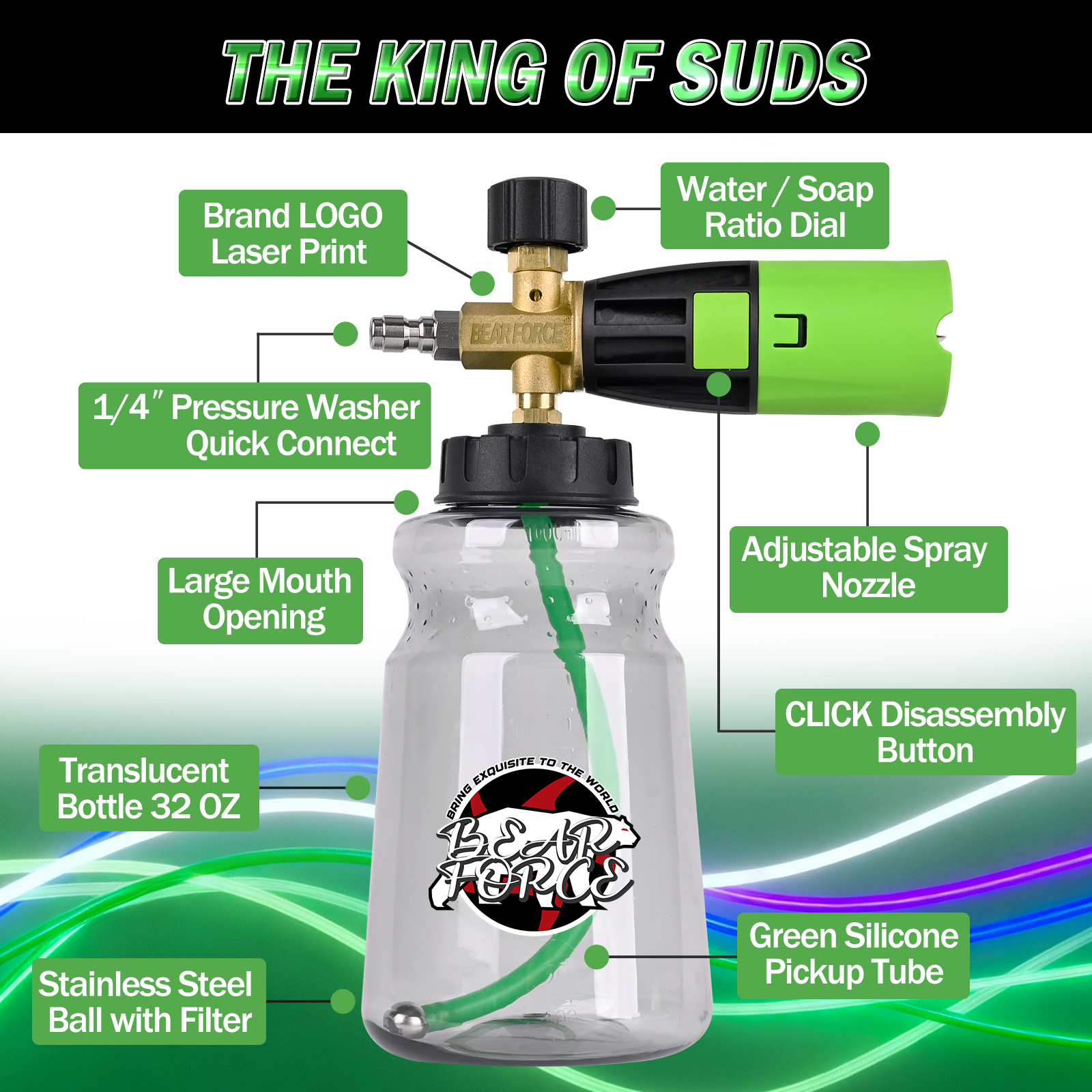 BEAR FORCE Pressure Washer Foa - Soap Dispenser Pump avis et prix