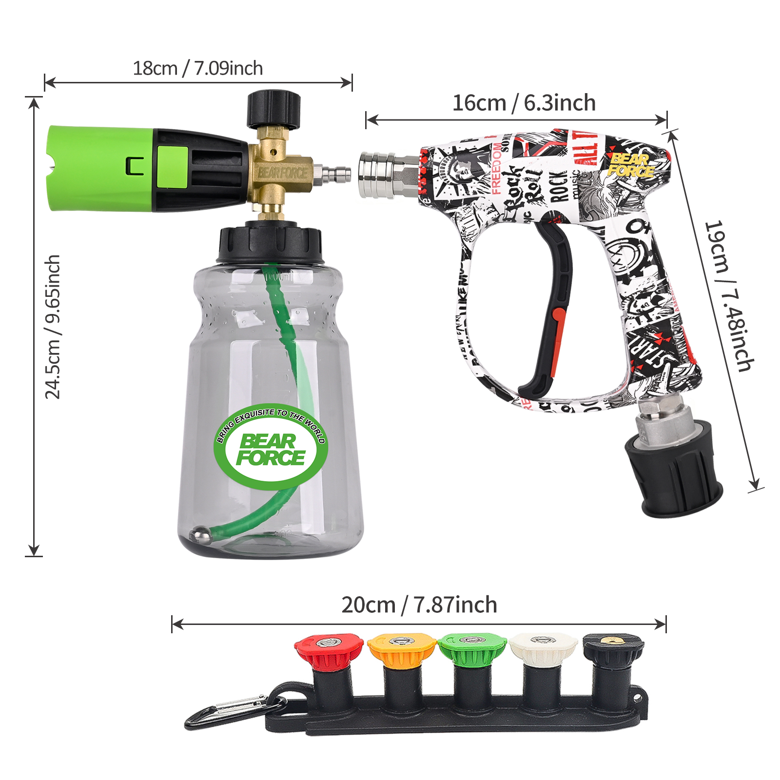 BEAR FORCE Pressure Washer Foa - Soap Dispenser Pump avis et prix